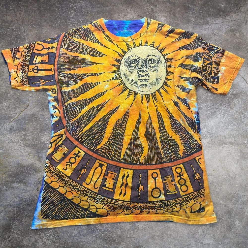 Liquid-blue Men's multi T-shirt